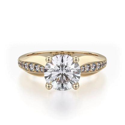 MICHAEL M Engagement Rings 18K Yellow Gold Crown R733-1.5 R733-1.5YG