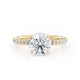 MICHAEL M Engagement Rings 18K Yellow Gold Crown R742-1.5