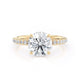MICHAEL M Engagement Rings 18K Yellow Gold Crown R742-2 R742-2YG
