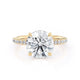 MICHAEL M Engagement Rings 18K Yellow Gold Crown R742-3 R742-3YG