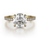 MICHAEL M Engagement Rings 18K Yellow Gold Crown R745-2 R745-2YG