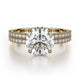 MICHAEL M Engagement Rings 18K Yellow Gold Crown R747-2 R747-2YG