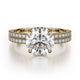 MICHAEL M Engagement Rings 18K Yellow Gold Crown R747-2 R747-2YG
