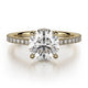 MICHAEL M Engagement Rings 18K Yellow Gold Crown R749-1.5 R749-1.5YG