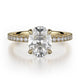 MICHAEL M Engagement Rings 18K Yellow Gold Crown R753-2