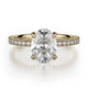 MICHAEL M Engagement Rings 18K Yellow Gold Crown R753-2