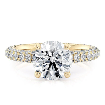 MICHAEL M Engagement Rings 18K Yellow Gold Crown R787-2