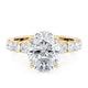 MICHAEL M Engagement Rings 18K Yellow Gold Crown R793-3-OV