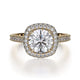 MICHAEL M Engagement Rings 18K Yellow Gold Defined R737-2 R737-2YG