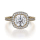 MICHAEL M Engagement Rings 18K Yellow Gold Defined R737-2 R737-2YG