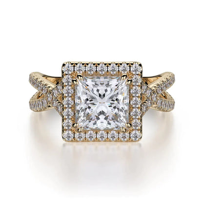 MICHAEL M Engagement Rings 18K Yellow Gold Defined R738-2 R738-2YG