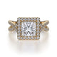 MICHAEL M Engagement Rings 18K Yellow Gold Defined R738-2 R738-2YG