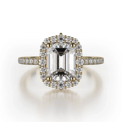 MICHAEL M Engagement Rings 18K Yellow Gold Defined R739-2EM R739-2EM-YG