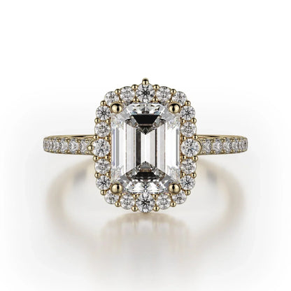 MICHAEL M Engagement Rings 18K Yellow Gold Defined R739-2EM R739-2EM-YG