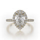 MICHAEL M Engagement Rings 18K Yellow Gold Defined R739-2PR R739-2PR-YG