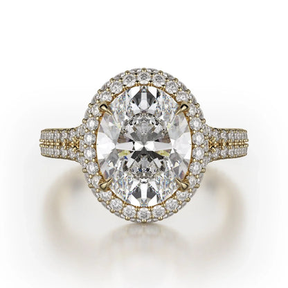 MICHAEL M Engagement Rings 18K Yellow Gold Defined R778-3 R778-3YG
