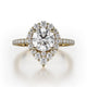 MICHAEL M Engagement Rings 18K Yellow Gold Defined R785-2 R785-2YG