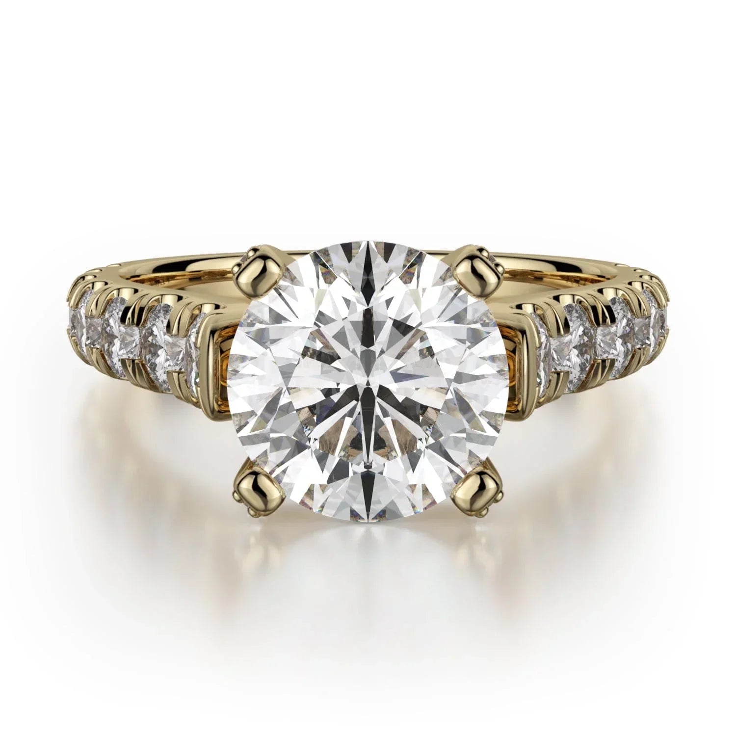 MICHAEL M Engagement Rings 18K Yellow Gold Europa R255-2 R255-2YG