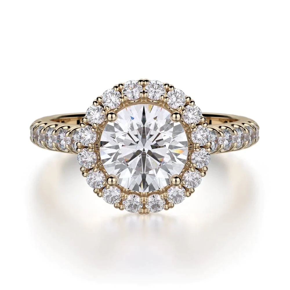 MICHAEL M Engagement Rings 18K Yellow Gold Europa R320-1.5 R320-1.5YG