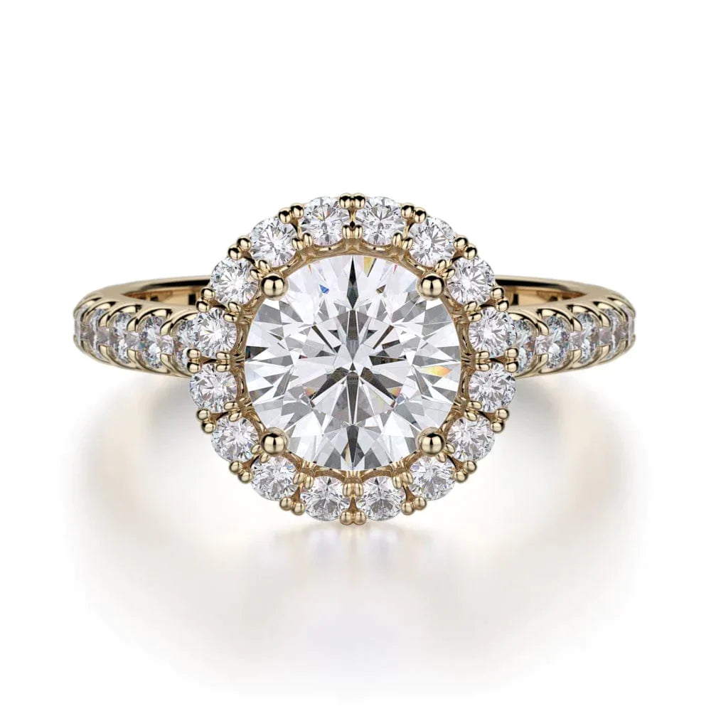 MICHAEL M Engagement Rings 18K Yellow Gold Europa R320-1.5 R320-1.5YG