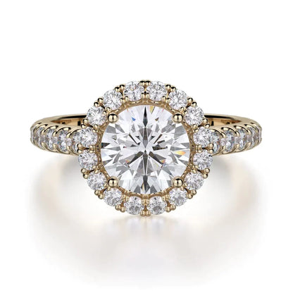 MICHAEL M Engagement Rings 18K Yellow Gold Europa R320-1.5 R320-1.5YG