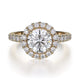 MICHAEL M Engagement Rings 18K Yellow Gold Europa R320-1.5 R320-1.5YG