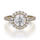 MICHAEL M Engagement Rings 18K Yellow Gold Europa R320-1.5 R320-1.5YG