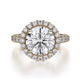 MICHAEL M Engagement Rings 18K Yellow Gold Europa R320L-3 R320L-3YG