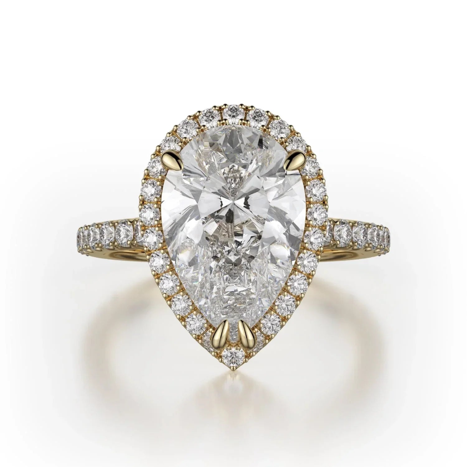 MICHAEL M Engagement Rings 18K Yellow Gold Europa R320S-2PR R320S-2PR-YG