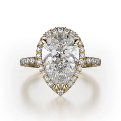 MICHAEL M Engagement Rings 18K Yellow Gold Europa R320S-2PR R320S-2PR-YG