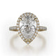 MICHAEL M Engagement Rings 18K Yellow Gold Europa R320S-2PR R320S-2PR-YG