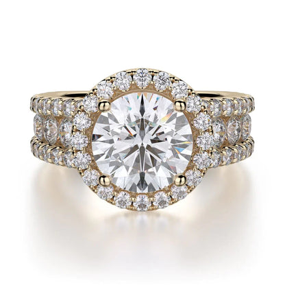 MICHAEL M Engagement Rings 18K Yellow Gold Europa R396-2 R396-2YG