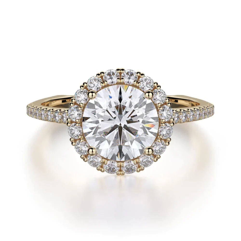 MICHAEL M Engagement Rings 18K Yellow Gold Europa R440S-1 R440S-1YG