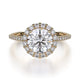 MICHAEL M Engagement Rings 18K Yellow Gold Europa R440S-1 R440S-1YG