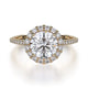 MICHAEL M Engagement Rings 18K Yellow Gold Europa R440S-1 R440S-1YG