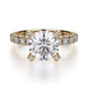 MICHAEL M Engagement Rings 18K Yellow Gold Europa R442-2 R442-2YG