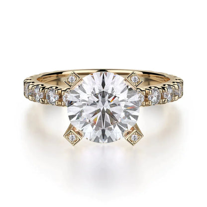 MICHAEL M Engagement Rings 18K Yellow Gold Europa R442-2 R442-2YG