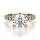 MICHAEL M Engagement Rings 18K Yellow Gold Europa R442-2 R442-2YG