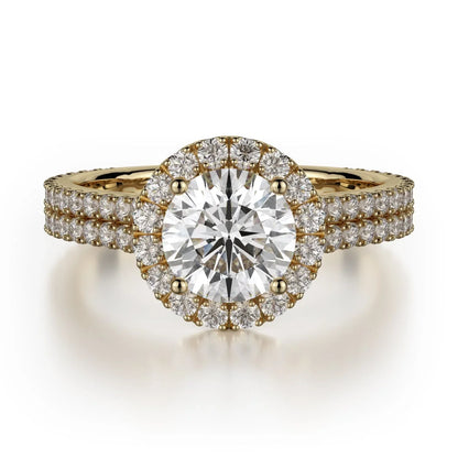 MICHAEL M Engagement Rings 18K Yellow Gold Europa R456-1 R456-1YG