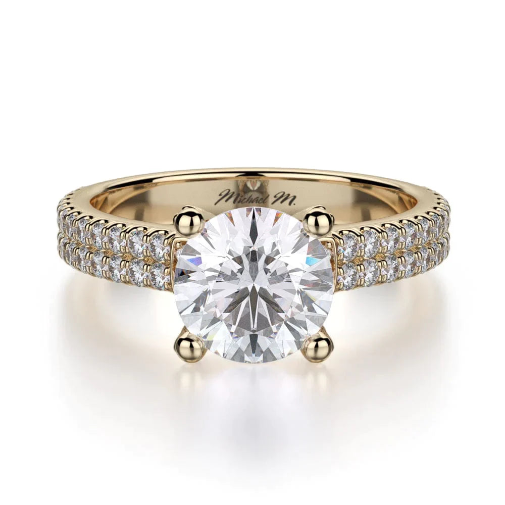 MICHAEL M Engagement Rings 18K Yellow Gold Europa R483-1 R483-1YG