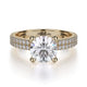 MICHAEL M Engagement Rings 18K Yellow Gold Europa R483-1 R483-1YG