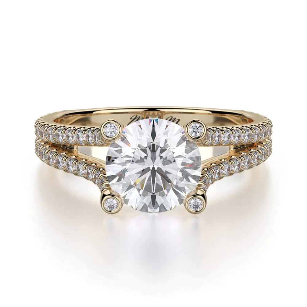 MICHAEL M Engagement Rings 18K Yellow Gold Europa R487-1 R487-1YG