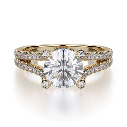 MICHAEL M Engagement Rings 18K Yellow Gold Europa R487-1 R487-1YG