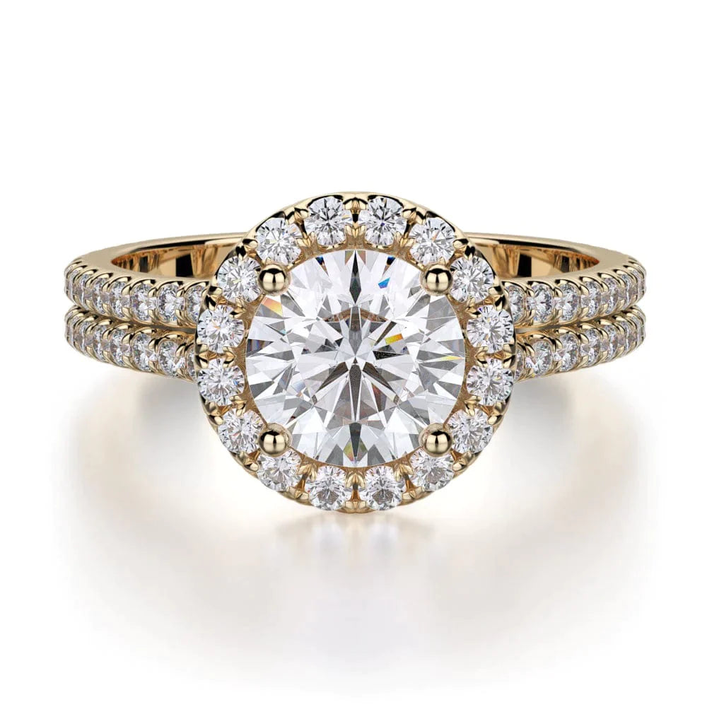 MICHAEL M Engagement Rings 18K Yellow Gold Europa R490-1 R490-1YG