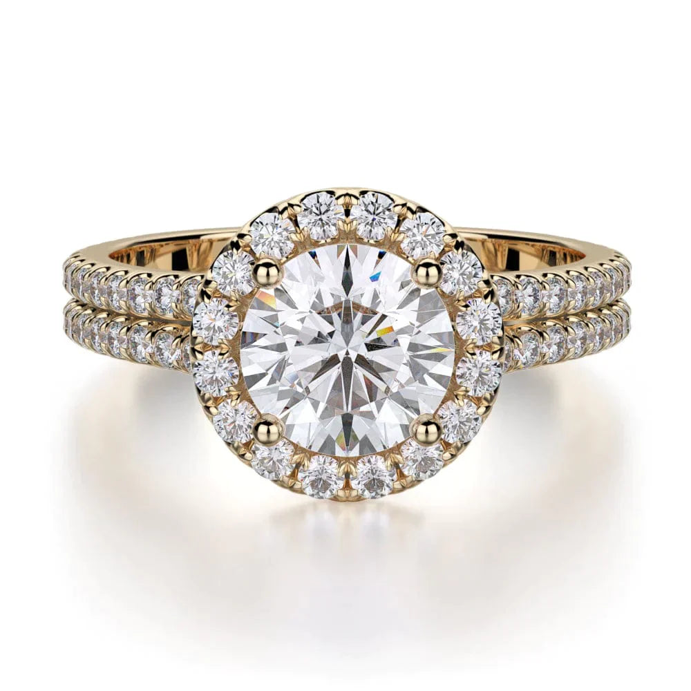 MICHAEL M Engagement Rings 18K Yellow Gold Europa R490-1 R490-1YG