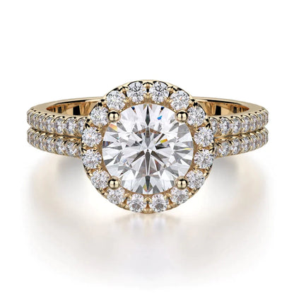 MICHAEL M Engagement Rings 18K Yellow Gold Europa R490-1 R490-1YG
