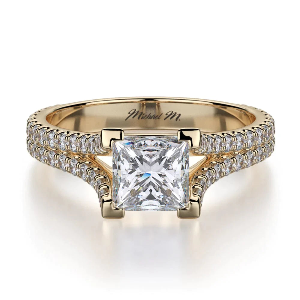 MICHAEL M Engagement Rings 18K Yellow Gold Europa R492-1 R492-1YG