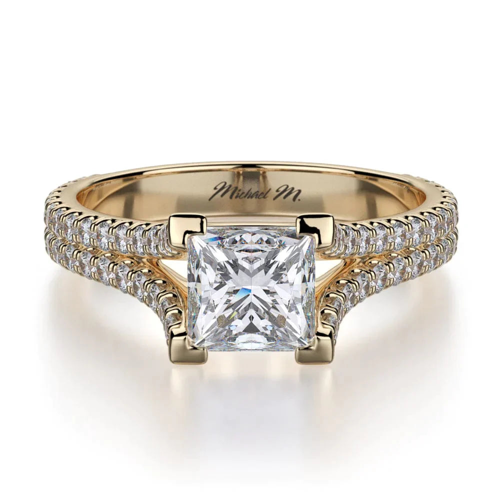MICHAEL M Engagement Rings 18K Yellow Gold Europa R492-1 R492-1YG