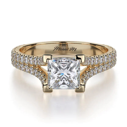 MICHAEL M Engagement Rings 18K Yellow Gold Europa R492-1 R492-1YG