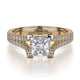MICHAEL M Engagement Rings 18K Yellow Gold Europa R492-1 R492-1YG